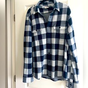Men’s Faherty brand flannel shirt - large